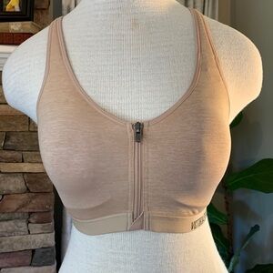 Victoria's Secret Tan Zip-Front Bra